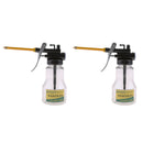 2pcs Oil Can Pot Gun High Pressure Fed Grease Lubrication High Quality Spray Gun