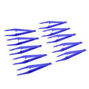 10pcs Plastic Beads Small Disposable Tweezers Tools Crafts DIY Jewelry Mak Ew