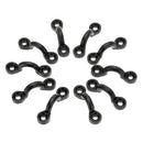 10 Pieces Nylon Bungee Deck Loops Tie Down Pad Eyes + 20 Pieces Tri-grip
