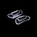 10Pcs Inserted Bayonet Silicones Clear Eyeglasses Soft Nose Pads Glasses Mas NES