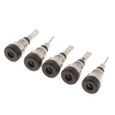 5Pcs 2mm Banana Plugs Female Jack Socket Plug Wire Connector Black