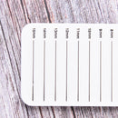 Rectangle Eyebrow Eyelashes Stand Holder + Belt For Eyelash Extension HolderBX