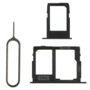 2 Pieces Standard Durable Sim Card Tray Holder SD Slot Replacement Part For