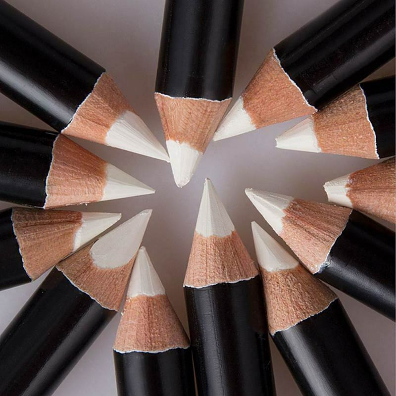 1PC White Eyeliner Pencil Eye Liner Waterproof Long Lasting Eye Brighten CDS