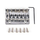 6 Saddle Hardtail Bridge Top Load 65mm Electric Guitar Bridge with 6pcs Screw Gw