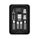 BUDi Kzble CARD multi-function data cable storage support wired charging storage