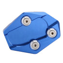 New Blue Foot Kickstand Enlarger Pad Plate For Yamaha TMAX XP 530 Scooter
