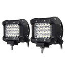 2x 4 Inch Quad Row Led Work Light Spot Off-Road Driving Fog Lamp Truck Boat