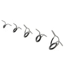 5Pcs Fishing Rod Guide Tip Top Replacement Pole Repair Kit Ring Tips 4-11mm