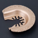 64mm 1pc Half Circle Diamond Quick Release Oscillating Saw Blade DIY Tool