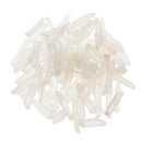 Natural White Crystal Single Crystal Slender Hexagonal Raw Stone Specimen