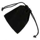 Black Velvet Drawstring Jewelry Bags 3"
