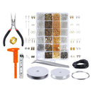 24 Grids Metal Lobster Clasps Hooks DIY Making Jewelry Findings Set Metal Jump
