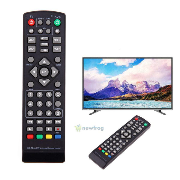 Replacement Universal Remote Control for TV DVB-T2 Remote Control Battery Power
