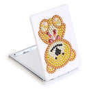DIY Bear Special Shaped Diamond Painting Mini Vanity Mirror Makeup Mirrors