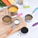 10pcs Measuring Spoons Tea Coffee Measure Cooking Scoops + Cups Teaspoon Utensil