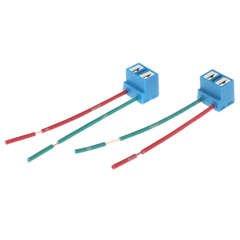 2Pcs H7 Headlight Bulb Socket Cceramic Lamp Base Car Connector Plug Soc zq