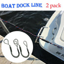 4pcs Bungee Dock Lines 4 FT Mooring Rope for Boat Kayaks Anchors Tie Down