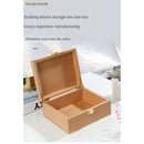 Natural Unfinished Wood Storage Box Pencil Case Organziers Jewelry Box Necklace