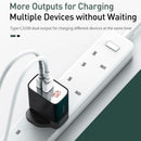 Mini Charger 18W Fast Charge Digital Display Dual USB EU Charger Plug