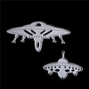 2pcs mysterious spacecraft Scrapbook DIY album Card Metal Die Cut Stencil  JR