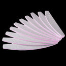 50Pcs/Lot 100/180 Grit Nail Sanding File Buffing Polish Block Half Moon Nai