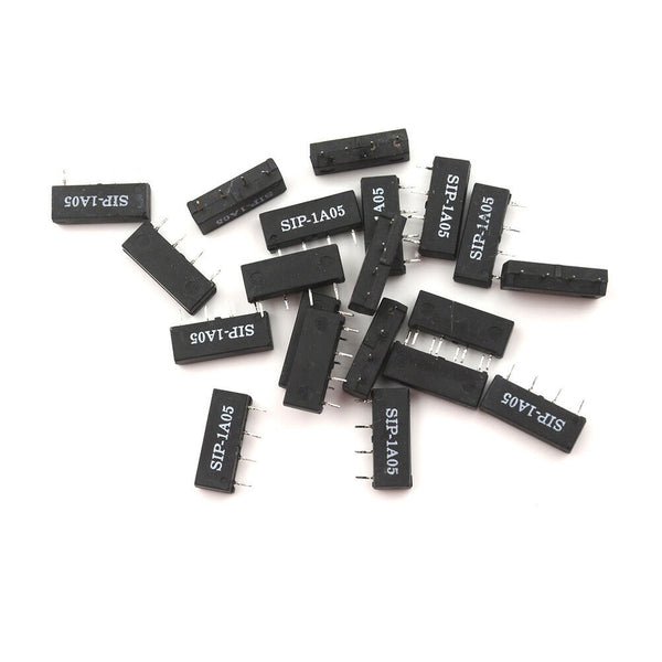20pcs 5V Relay SIP-1A05 Reed Switch Relay 4PIN for PAN CHANG Relay lj