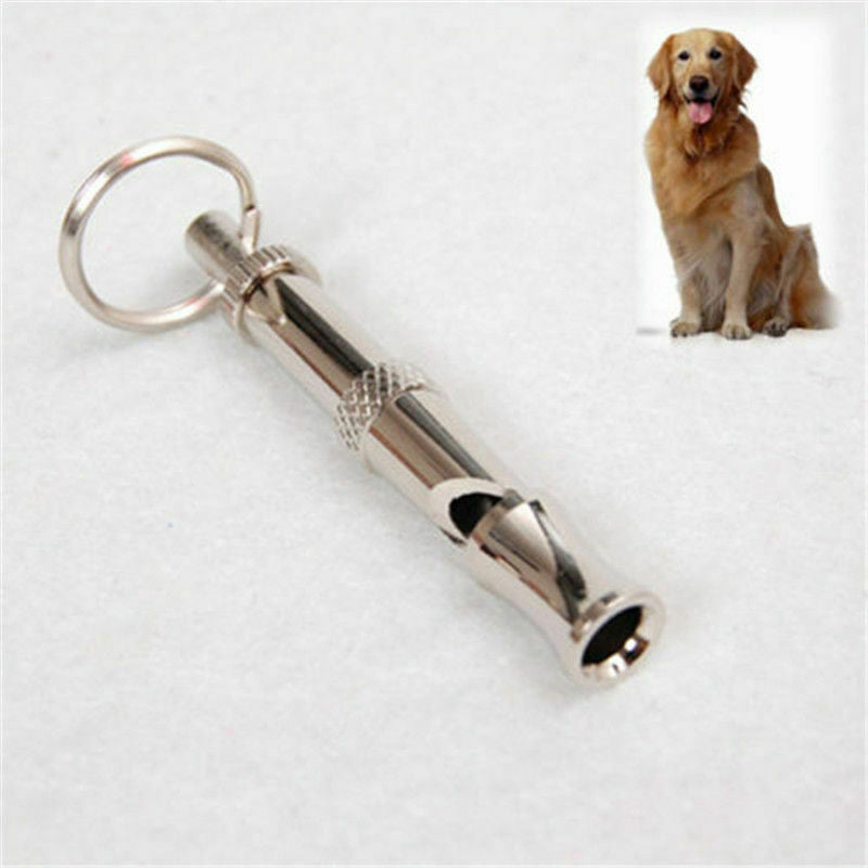 Stainless Steel Outdoor Durable Flute Loudly Puppy Portable Pet Dog Whistle
