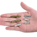 80Pcs/lot Mixed Words Letters Connector Pendants Beads Charms Pendant Craft  Hn