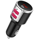 BC33 Bluetooth FM Transmitter Hands-free MP3 Player QC3.0 USB Car Charger