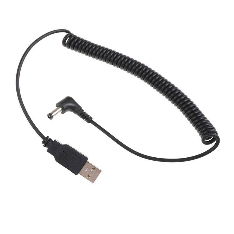 1.5m USB 2.0 Male to 5V DC Power 5.5mm x 2.1mm Barrel Adapter Connector Cable LJ