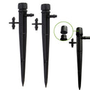 50x Adjustable Water Flow Irrigation Drippers Sprinkler Emitter Drip System