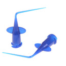Dental disposable syringe tip dental irrigation tips 50pcs bag blue  3c
