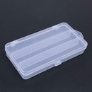 3 Compartments PP Fishing Bait Box Single Layer Fishing Hook Storage Case A