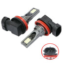 2Pcs H11 LED Headlight Fog light Kits 60W 1200LM Bulbs Power 6000K White Durable