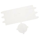 Brand New 2 Pcs/set Clear Acrylic Template for Leather Brush Pot Hand Making