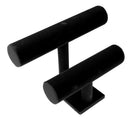 Bangle Chain Watch Stand Bracelet Necklace Rack Jewelry Display Shelf Black