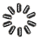 40pcs/lot 2.8cm U Shape Snap Clip for Hair Extension Wig Weft Accessories