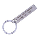 2pcs Drive Safe Beautiful Handsome I Love You Keychain Couples Keyrings