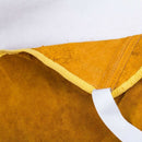 Full Cowhide Leather Electric Welding Apron Bib Blacksmith Apron Yellow Ele Q3I2