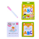 Number&Letter Flashcards Preschool Education w/Wipe-clean Pen for Parents