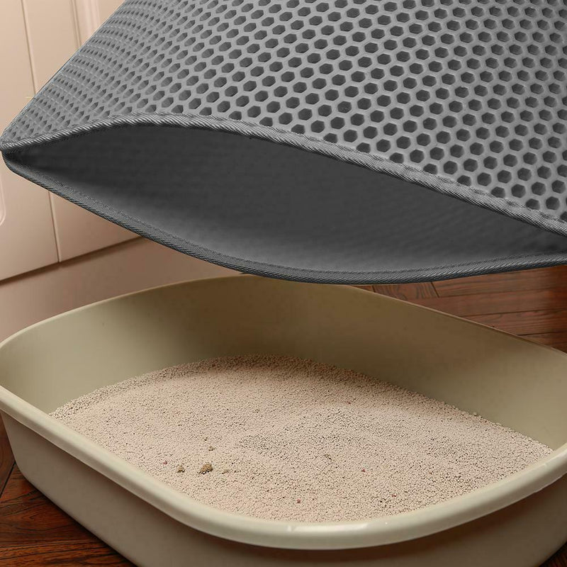Pet Cat Litter Mat Double Layer Waterproof Kitten Toilet Clean Carpet Pads