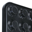 New Plastic Pool Billiard Ball Tray Holds 16 Balls Snooker Billiard Black