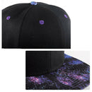 Mens Womens Galaxy Space Adjustable Hip Hop Bboy Hat Flat Snapback Baseball Caps