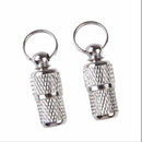 2x Anti-Lost Pet Dog Cat ID Stainless Steel Tag Name Address Barrel Tube 2018ME