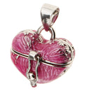 3x Heart Pet Urn Pendant Necklace Cremation Keepsake Memorial Craft Jewelry