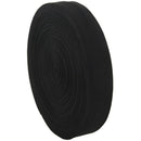 Household 12M Length Stretchy Elastic Band Roll Black 22mm Wide B5L3