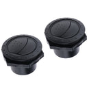 2 lots Marine Yacht Air Vent Conditioning Outlet Grill 70x45mm Black