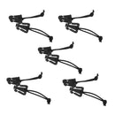 10pcs Outdoor Molle Elastic Cord Webbing  Buckle Roll Clips tool Black