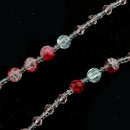 Glasses sunglasses reading glasses glasses chain necklace (red + pink) length